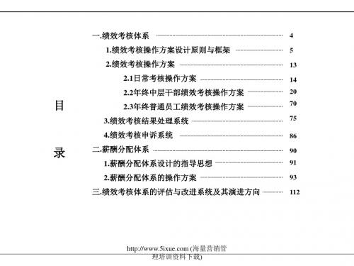 集团绩效考核培训版(PPT81页)