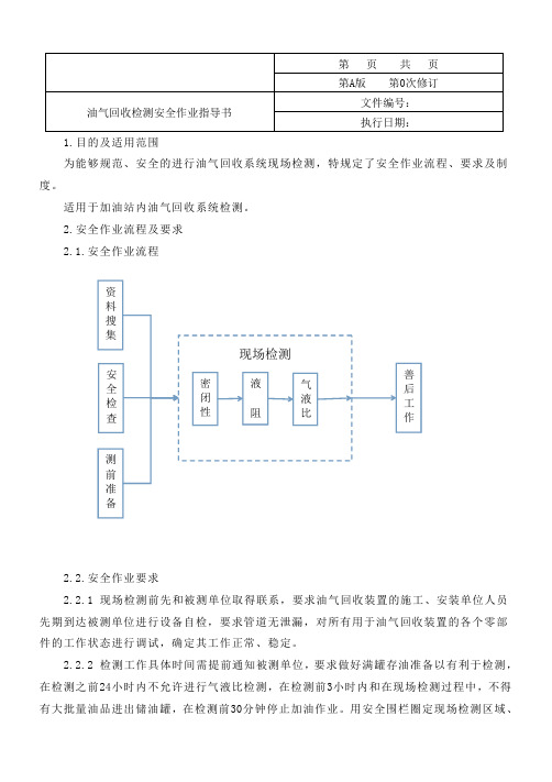 油气回收安全作业指导书