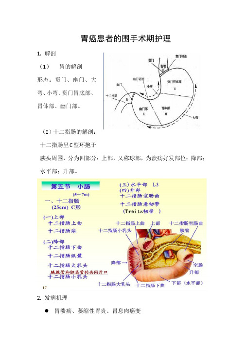 胃癌患者的围手术期护理