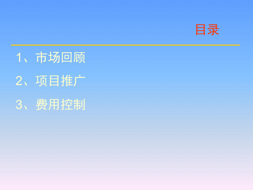 2009年福州世茂天城推广方案(上)