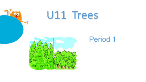 沪教版六年级上册unit11trees