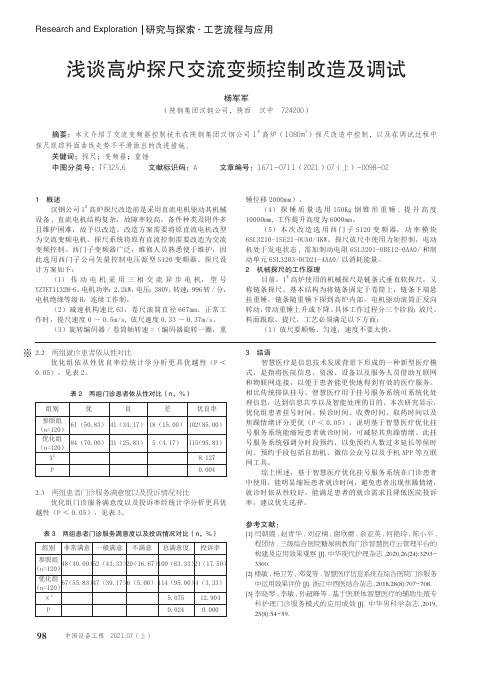 浅谈高炉探尺交流变频控制改造及调试