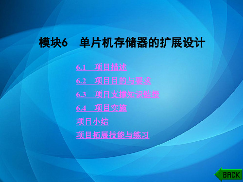 单片机原理及应用技术项目化教程 项目六