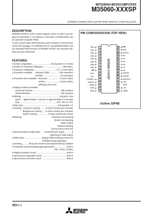 M35060-XXXSP资料