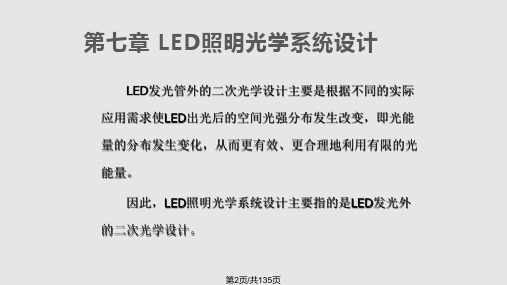 LED照明光学系统设计