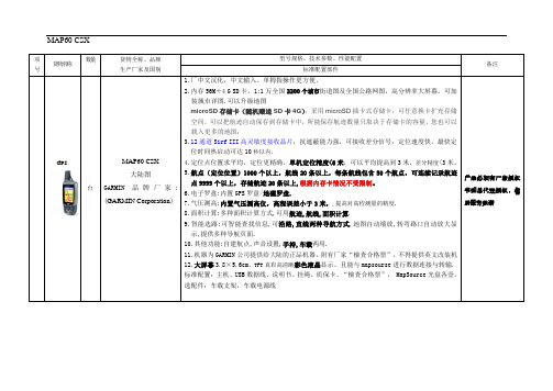 手持GPS参数设置(map60CSX)