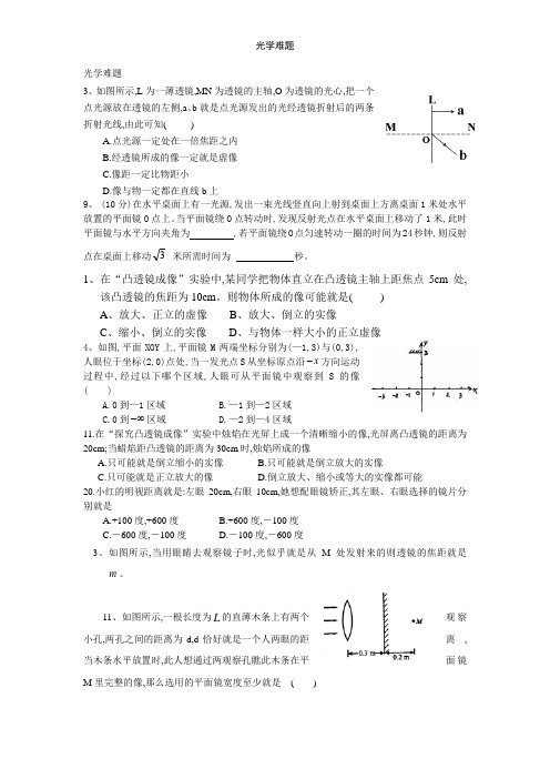 光学难题