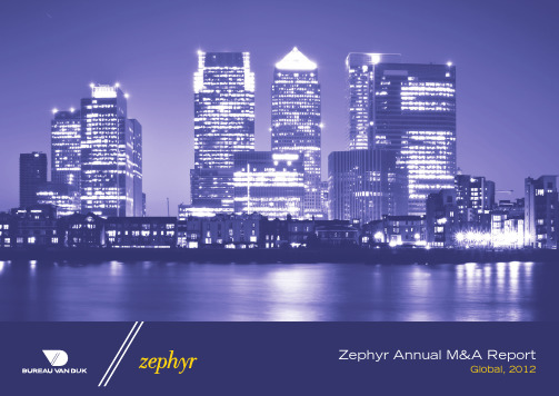 Zephyr数据库2012年全球并购(M&A)报告