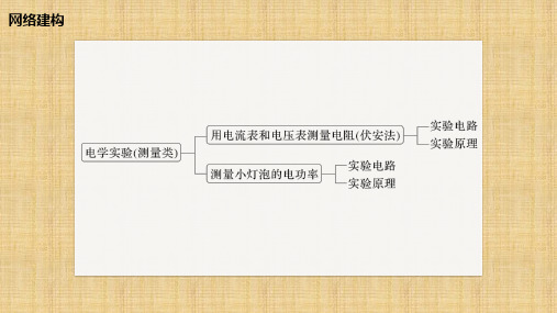 中考物理复习考点   测量电阻、小灯泡电功率