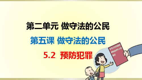 预防犯罪  部编版道德与法治八年级上册 (4)