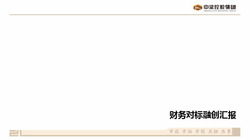 融创地产集团  财务融资  深度对标学习报告