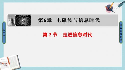 高中物理第6章电磁波与信息时代第2节走进信息时代课件鲁科版选修1_1