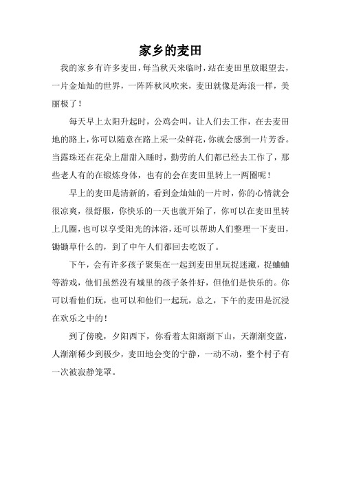 语文园地一 作文