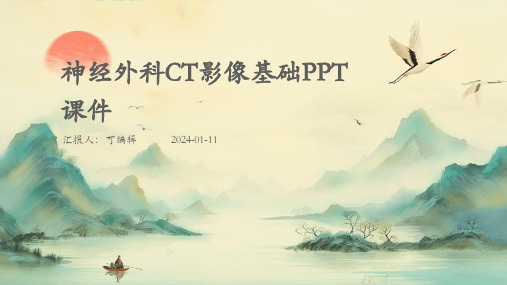 神经外科CT影像基础ppt课件