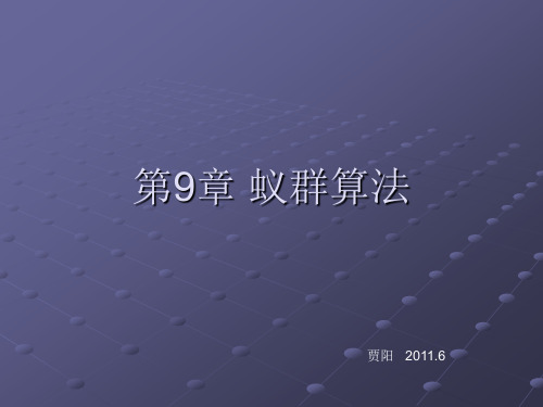 蚁群算法