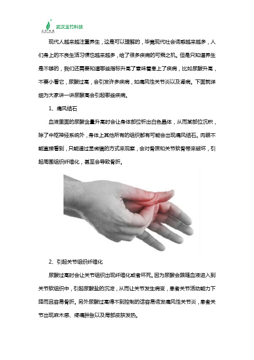 尿酸过高会引起什么病