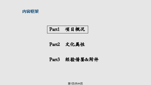 案例分析文化旅游专题之城市文化休闲娱乐片区案例分析以深圳欢乐海岸为例PPT课件