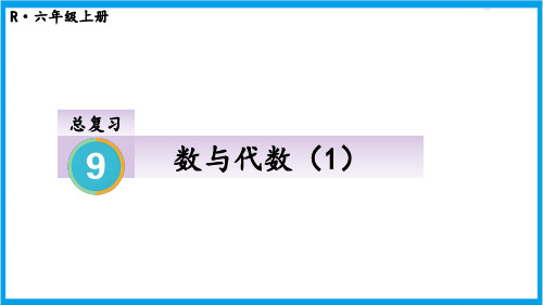 新人教版六年级上册数学(新插图)数与代数(1) 教学课件