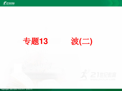 中考初中科学复习学案专题13波(二)课件