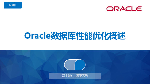 Oracle数据库性能优化概述