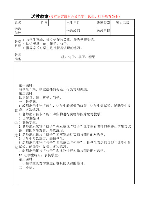 智障类送教上门教案 (3)