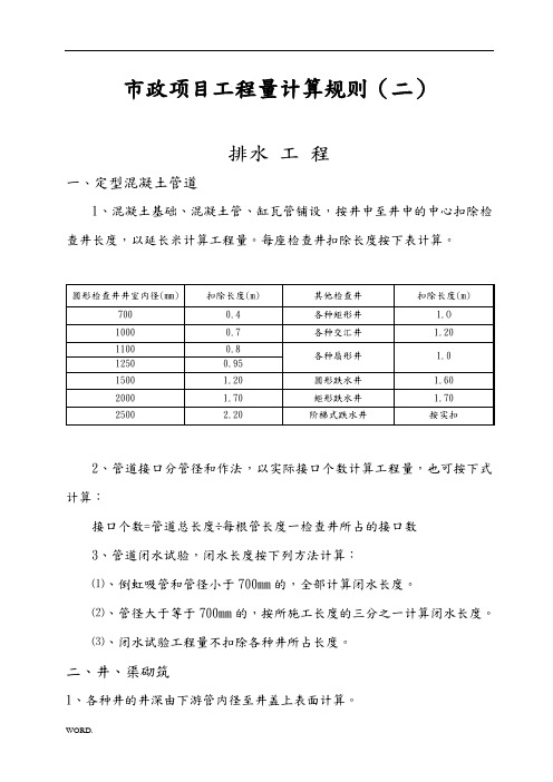 市政建设项目工程量计算规则-2