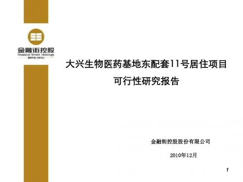 金融街控股北京大兴生物可行性研究报告