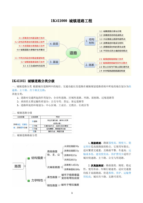 2017年市政精选笔记图文版(嗨学网整理)-城镇道路工程