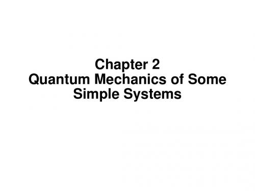 Quantum Chemistry-Chapter 2