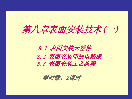 表面安装技术PPT课件