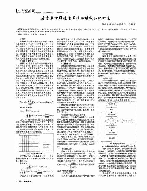 基于多种群遗传算法的模板匹配研究