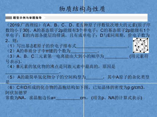 河北衡水中学高考化学二轮复习名师讲解第讲物质结构与性质教学课件