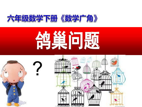 人教版六年级数学下册《鸽巢原理》PPT