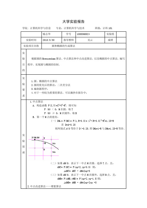 计算机图形学实验报告实验2