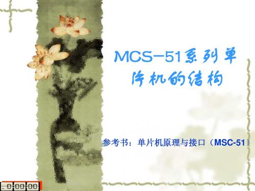 单片机1-----CS-51系列单片机的结构和时序