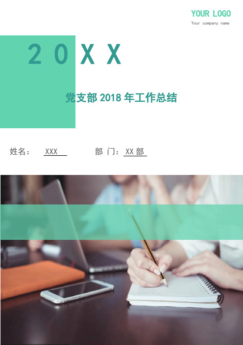 党支部2018年工作总结