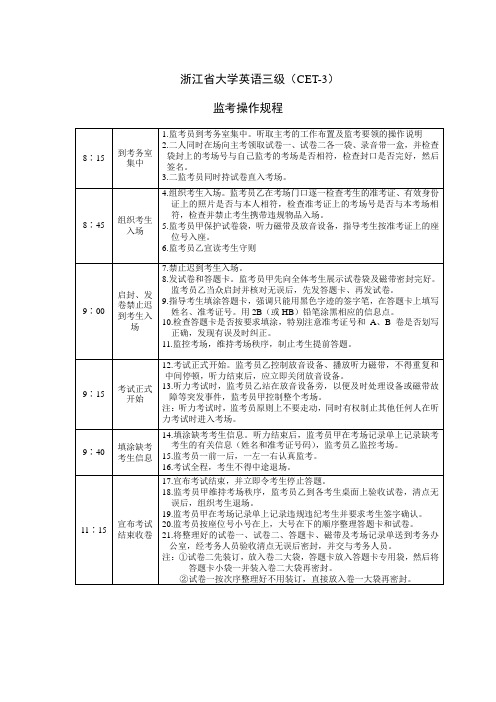 浙江省大学英语三级(CET-3)