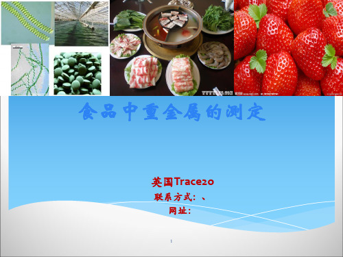 食品中重金属检测方法