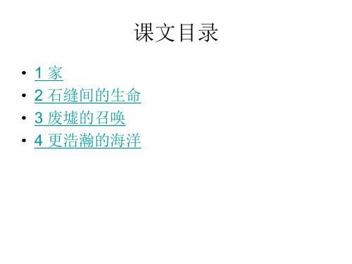 九年级语文下册第一单元复习课件2(PPT)3-1
