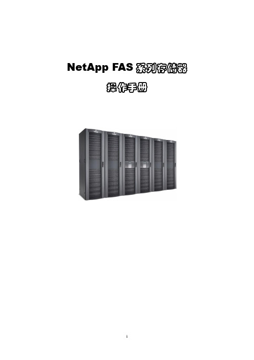 NetApp操作手册