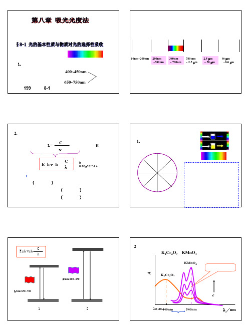 第八章分光光度法