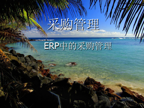 ERP中的采购管理