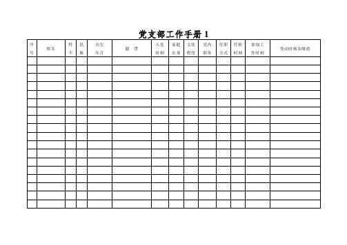 党支部工作手册1