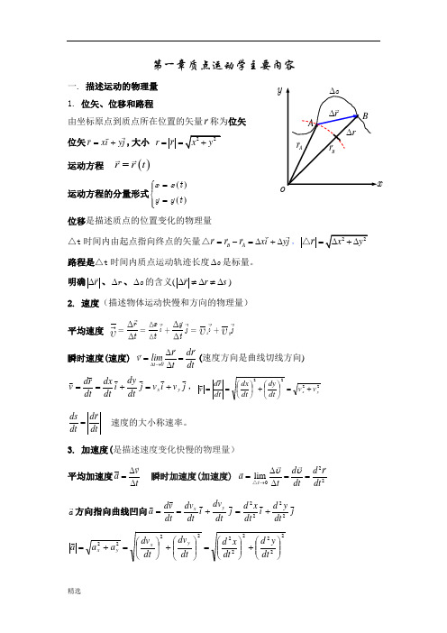 经典《大学物理》概念.doc