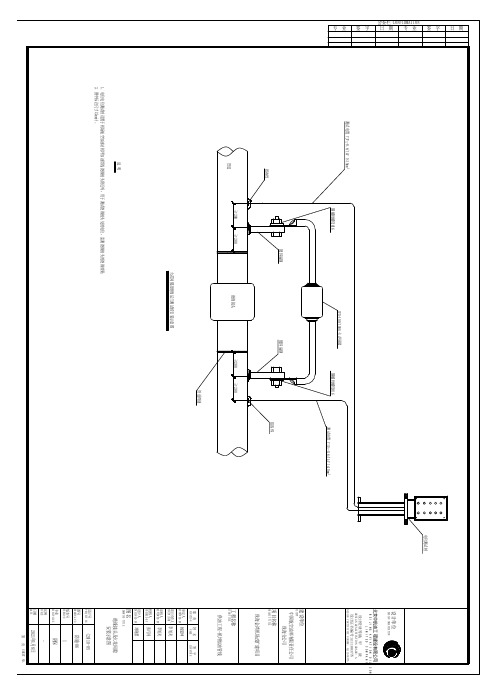 绝缘接头及火花间隙安装示意图