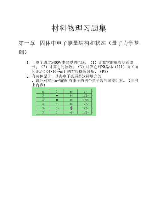 材料物理性能课后习题答案     北航出版社 田莳主编