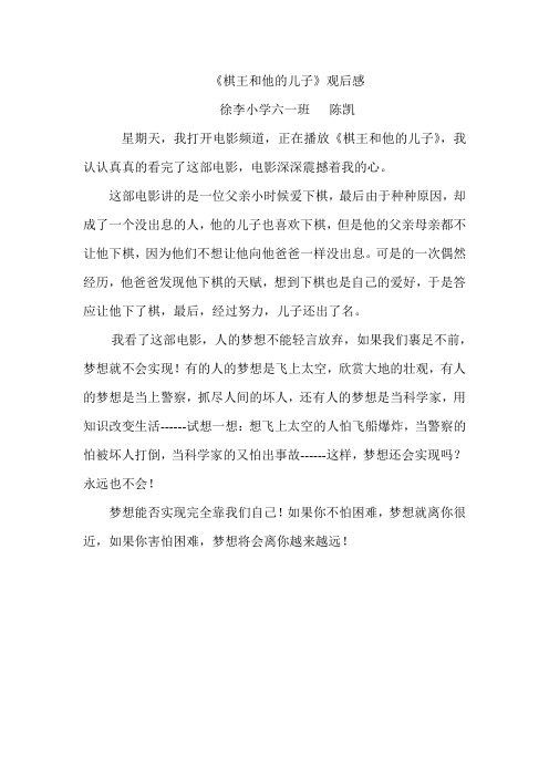 陈凯观后感Microsoft Word 文档