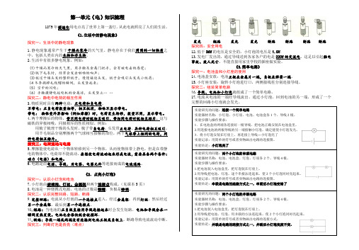 1_四下第一单元《电》知识梳理