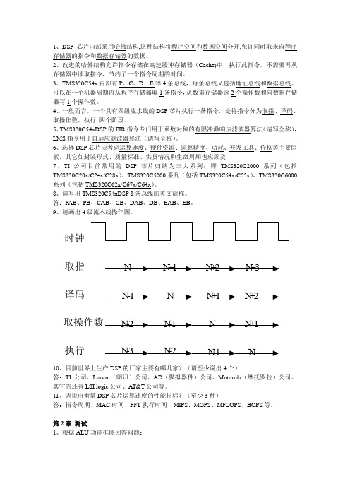 dsp复习题