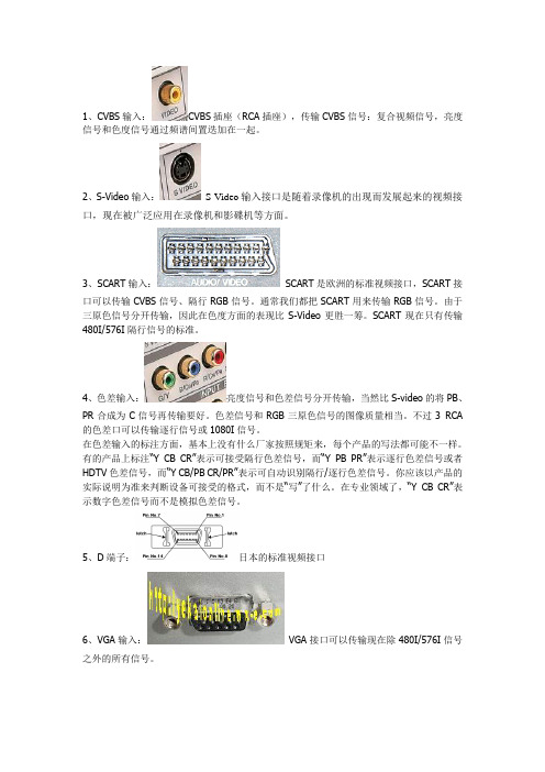 常见接口简介